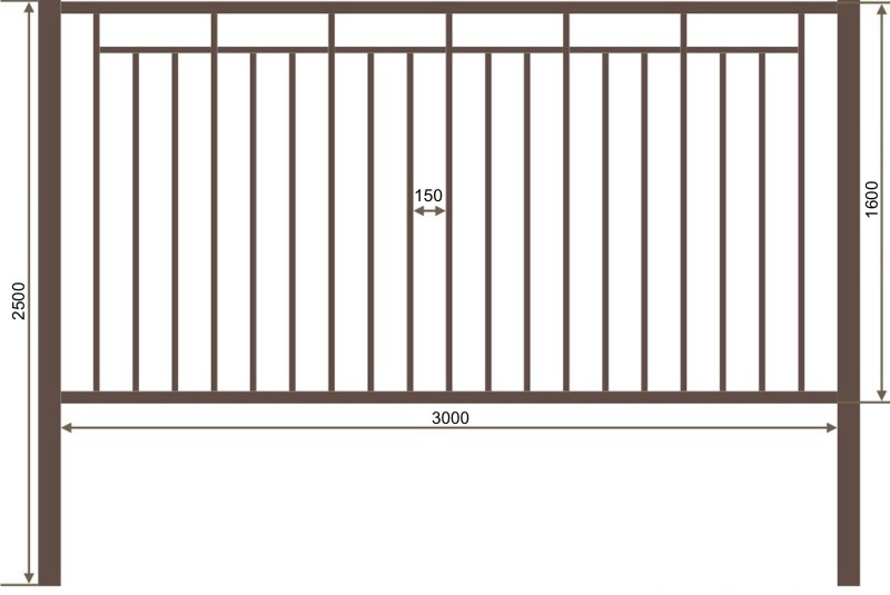 забор для детской площадки артикул 9103